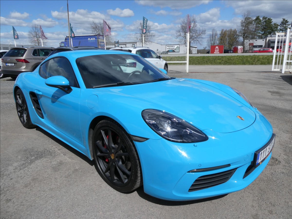 Porsche Cayman 2,5 S 257kW MIAMI BLUE, DPH
