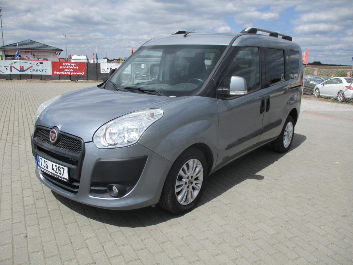 Fiat Dobló 1,6 MultiJet 66kw 7míst Klima bez koroze, po servise