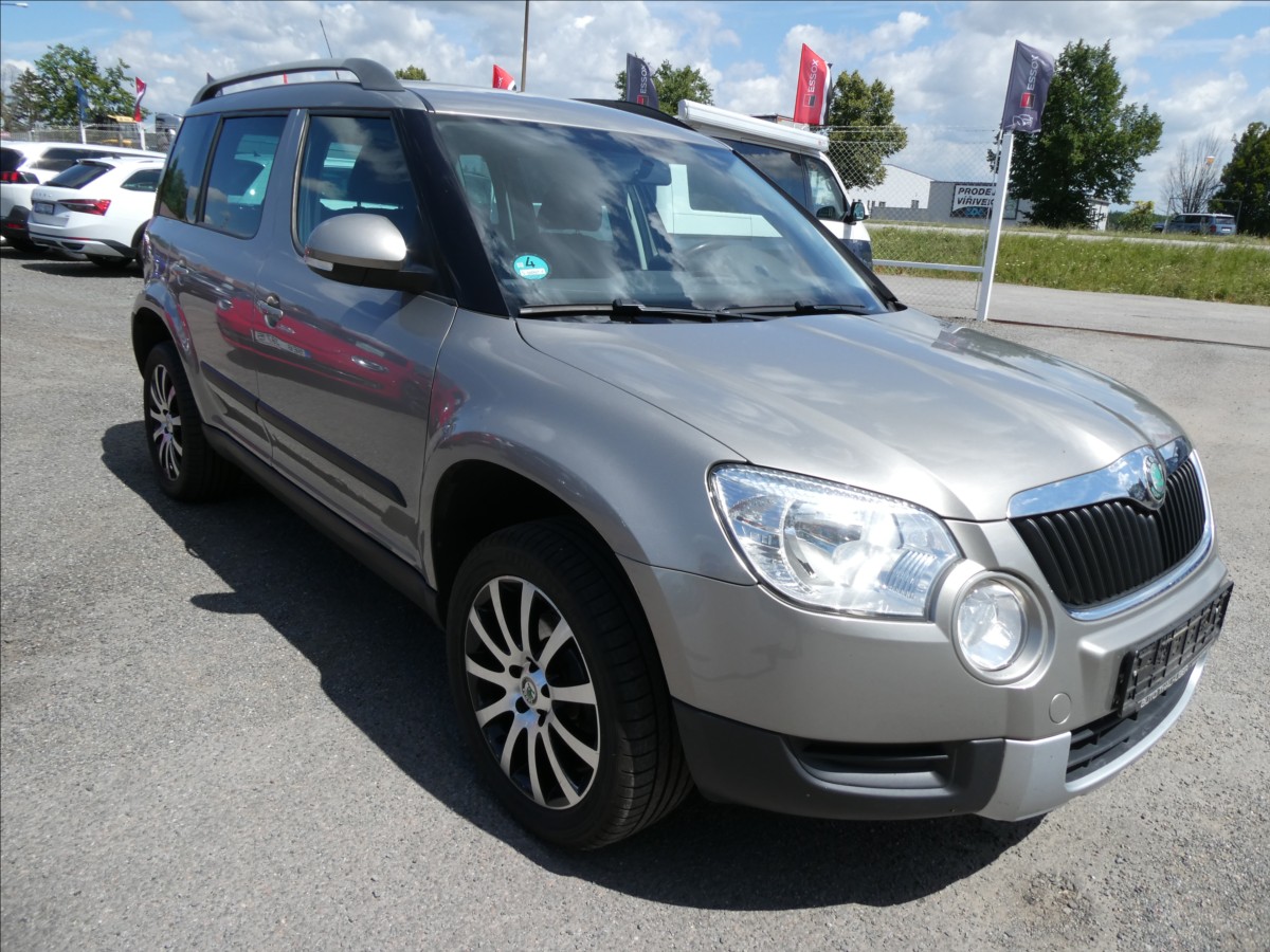 Škoda Yeti 2,0 TDi 81kW 4x4,2x kola,závěs