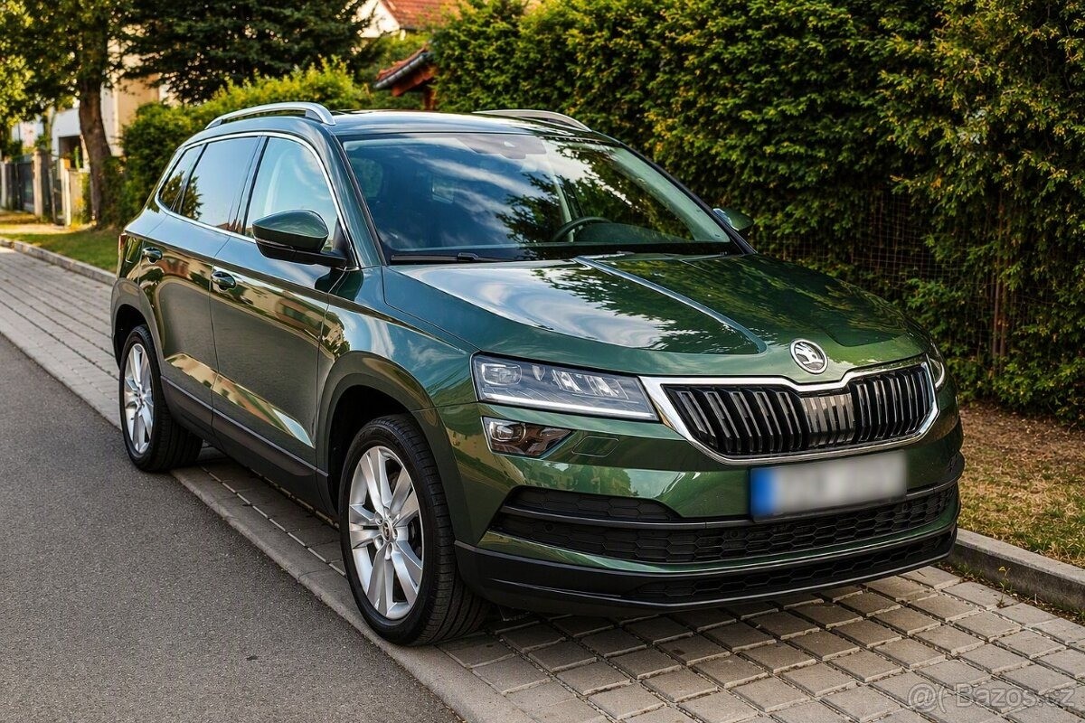Škoda Karoq 1,6   TDI DSG | zelená metalíza -