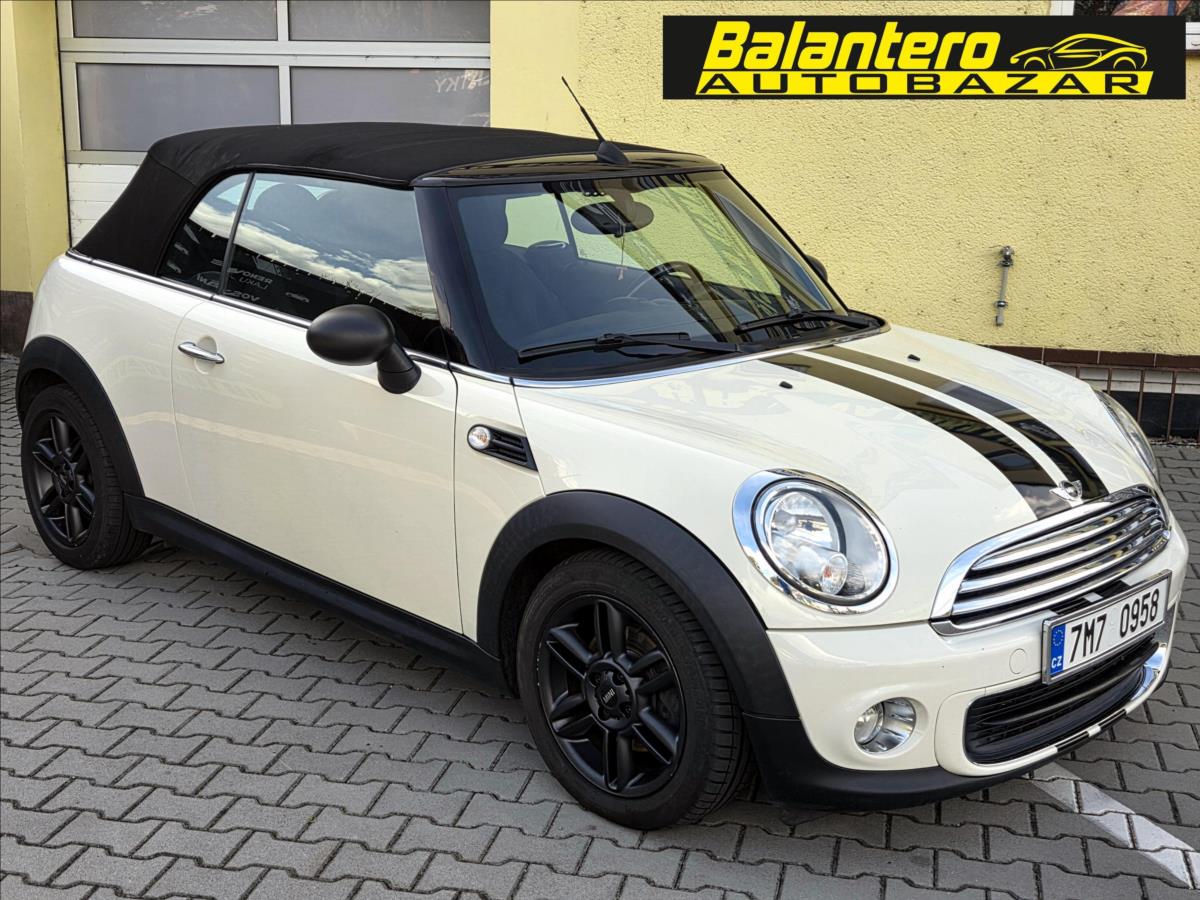 Mini Cooper 1,6 ONE kabrio *SERV.KNÍŽKA*