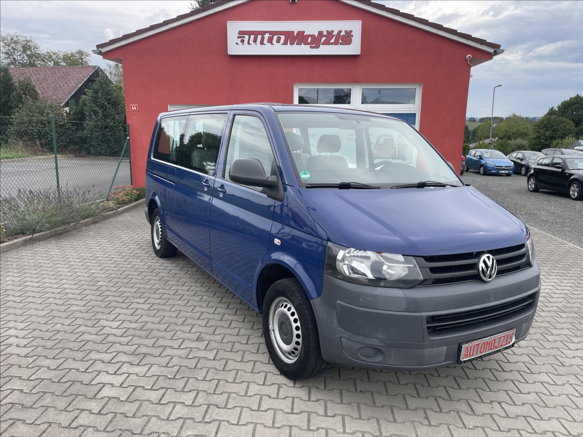 Volkswagen Transporter 2,0 TDI 103 kW 9 MÍST DPH 1. MAJITEL TZ KLIMA M1  LONG