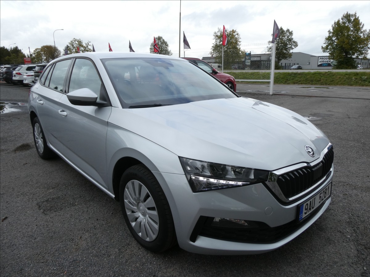 Škoda Scala 1,0 TSi 70kW ČR, DPH, klima